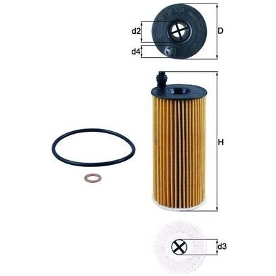 Olejový filter MAHLE OX 404D