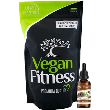 Vegan Fitness 100 Hrachový Protein 1000 g
