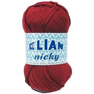 VSV Pletací příze Elian Nicky 174 - vínová