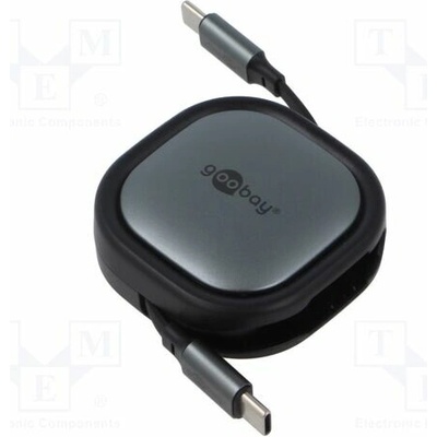 Goobay 77424 USB 2.0 válcované USB C vidlice z obou stran 1m