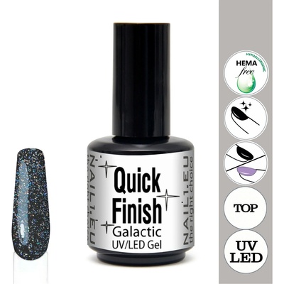 Quick Finish Galactic Uv Led Top gel 15 ml