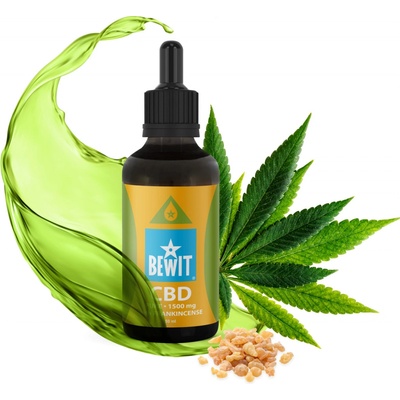 Bewit Cbd Pure 1500 mg S Kadidlovým Esenciálním Olejem 50 ml