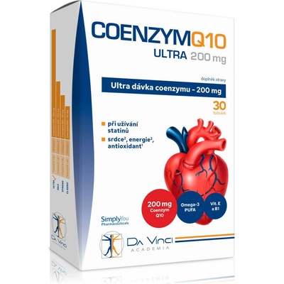 Coenzym Q10 Ultra 200 mg Da Vinci Academia 30 tobolek – Hledejceny.cz
