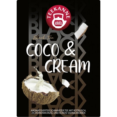TEEKANNE Black Tea Coco & Cream 15 čajových sáčků