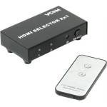VCOM HDMI селектор VCom - DD432, 2x1, черен (DD432)