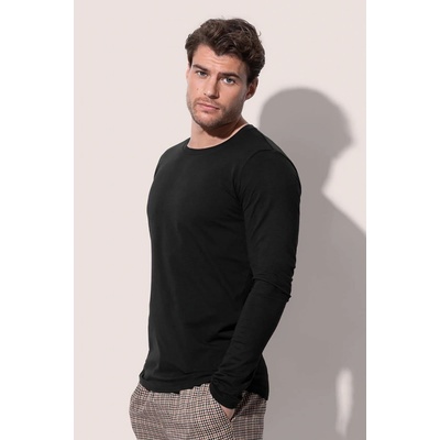 Stedman tričko Clive Long Sleeve čierne