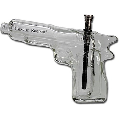 Black Leaf Skleněný Gun Bong 23 cm – Zboží Mobilmania