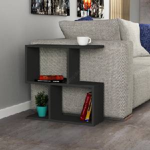 Asir Помощна масичка MANIA 60x60 cм антрацит (AS0612)