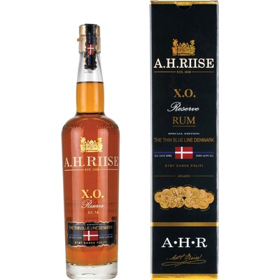 A.H.Riise XO Reserve Thin Blue Line Denmark 40% 0,7 l (holá láhev)