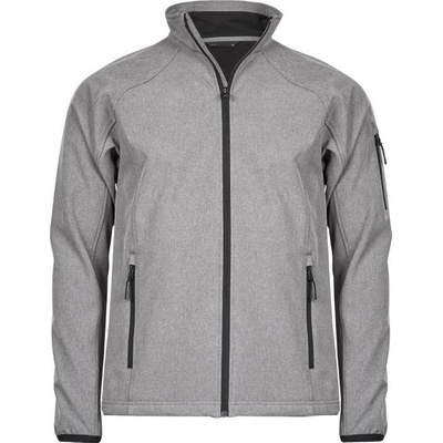 TEE JAYS tj9510 / Мъжко трислойно софтшел яке - сив меланж s (18951007701)