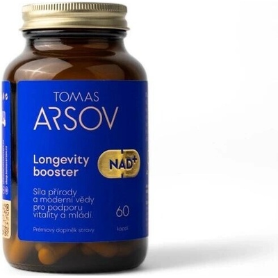 Tomas Arsov Longevity NAD+ Booster Vitality Supplement 90 kapsúl
