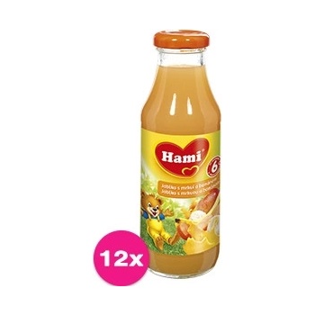 Nutricia Hami Nápoj jablko s mrkvou a banánem 12x300 ml