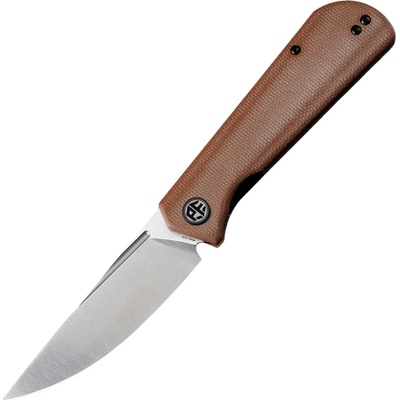 ! Petrified Fish PFP07 Viking Satin K110 Brown Micarta PFP07BRMS