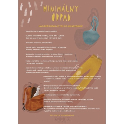 MKN - Edukačný plagát malý (A3) - miminalizácia odpadu