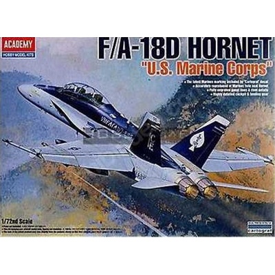 Academy HORNET Model Kit letadlo 12422 F/A 18D US MARINES 36-12422 1:72