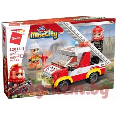 Qman Конструктор qman Пожарен автомобил 12011-3 (q12011-3)