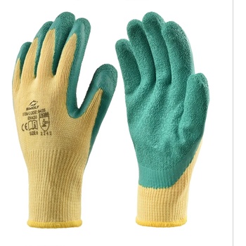 Image 1 of B-Wolf Работни ръкавици grip | Жълто | Зелено (600000)