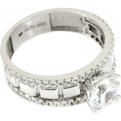 sZlato.cz 3384 Zlatý dámský prsten z bílého zlata