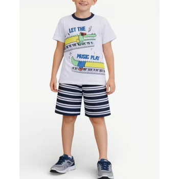 Chicco Boys Shorts And Tee Set White/Black