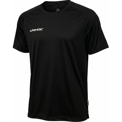 Unihoc T-shirt Legacy black/white čierne