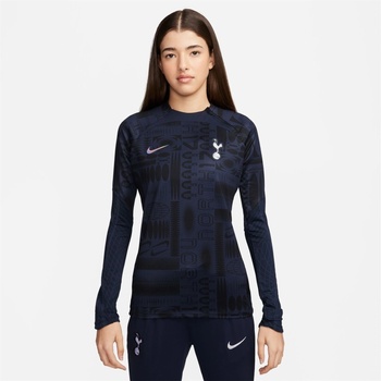 Nike Tottenham Hotspur Dri-Fit Strike Drill Top Womens - Marine Black