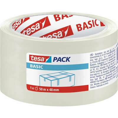 TESA Páska lepicí balíková 48 mm x 50 m, transparentní | – Hledejceny.cz