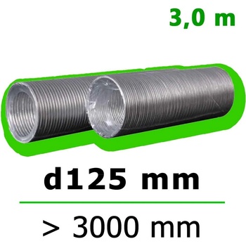 Mikawi Flextube 125 mm x 3000 mm 59-0059