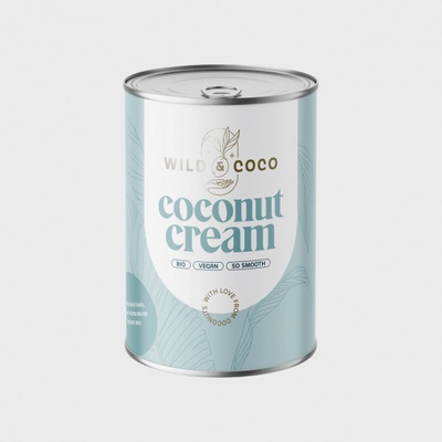 Wild & Coco Kokosová smetana 400 ml – Zboží Dáma