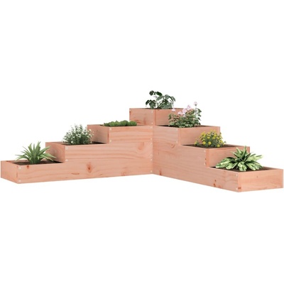 vidaXL květináč 4patrový 106 x 104,5 x 36 cm masivní dřevo Douglas