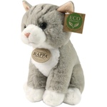 Rappa Плюшена играчка Rappa Soft Collection - Сива котка, седяща, 23 cm (250819) - baby