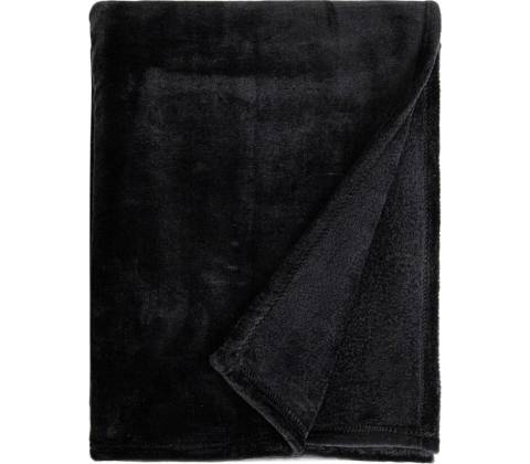 Homla polyester čierna Deka 150x200