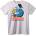 NOONEBRAND Тениска Космическо Пътуване 1975 - 2XL, White