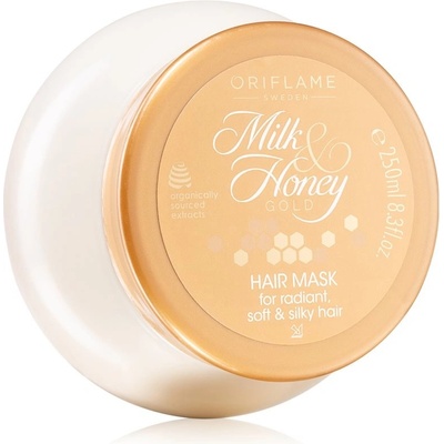 Oriflame Milk & Honey Gold maska na lesk a hebkosť vlasov 250 ml