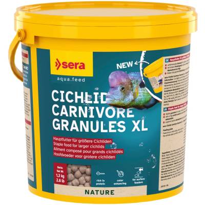 SERA сера Сихлид Карнивор Гранули xl 3, 8 Л / 1, 3 кг