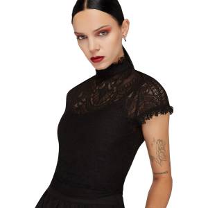 KILLSTAR дамска тениска (топ) KILLSTAR - Ava - Black - KSRA001044