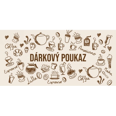 kopi luwak Dárkový poukaz na nákup zboží na eshopu nebo na prodejně 500