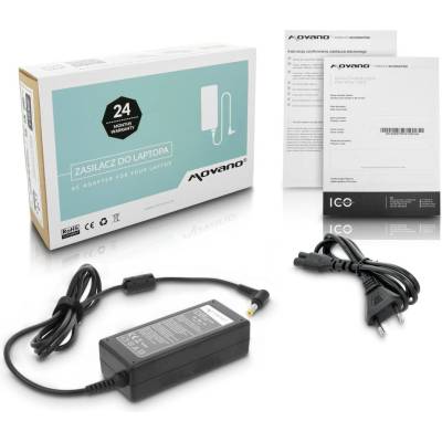 Movano Зарядно за лаптопи Asus / Medion / Toshiba / HP Compaq / Lenovo, 65W / 19V / 3, 42A / 5, 5mm x 2, 5mm (ZZ/LIT19342)