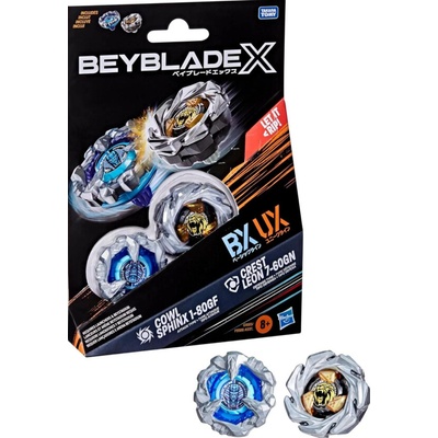 Beyblade X Cowl Sphinx 180GF a Crest Leon 7 60GN Dual Pack