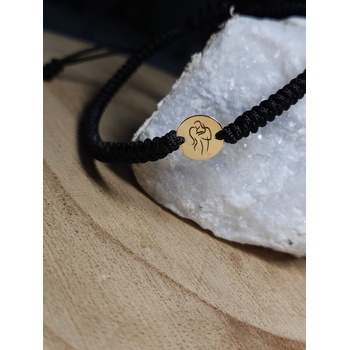 Image 1 of Мъжка златна гривна Той и Тя