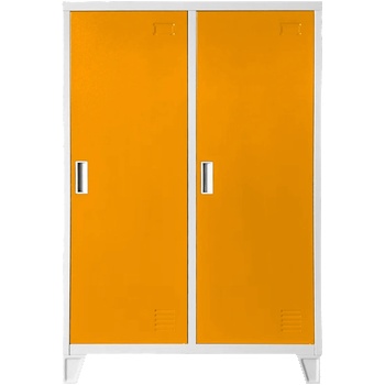 Carmen Метален шкаф Carmen CR-1605-2 JZ - сив / оранжев (3580178_2)