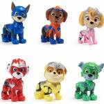 Spin Master Paw Patrol: Der Mighty Kinofilm, Geschenkset mit 6 Superhelden-Spielfiguren