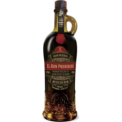 El Ron Prohibido Gran Reserva 15 40% 0,7 l (holá láhev)