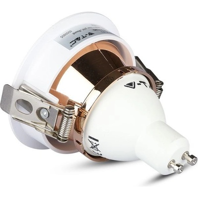 V-TAC gu10 Отливка Кръг Бяло+Розово Златоно - 3159 (3159)