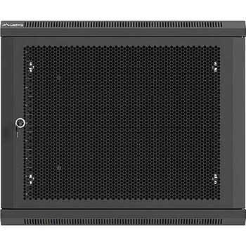 Lanberg rack cabinet 19" wall-mount 9U / 600x600 for self-assembly (flat pack), black (WF01-6609-23B)