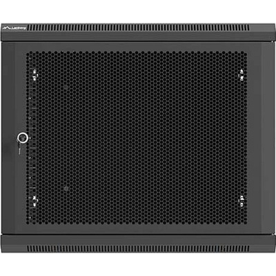 Lanberg rack cabinet 19" wall-mount 9U / 600x600 for self-assembly (flat pack), black (WF01-6609-23B)