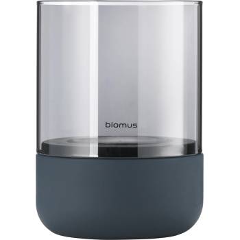 blomus Лампион за свещи Calma 14 см стоманеносив (66189)
