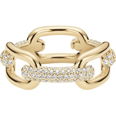 Daniel Wellington prsten ocelový Crystal Link DW00400600
