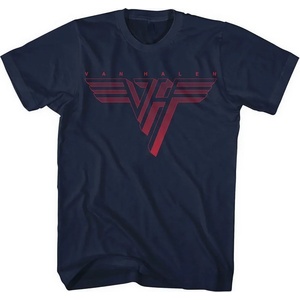 Van Halen Classic Red Logo Navy Blue 2XL Риза (VHTS01MN05)