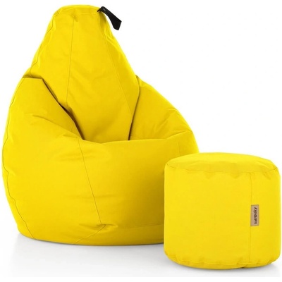 SakyPaky Set HRUŠKA a TABURET žltá