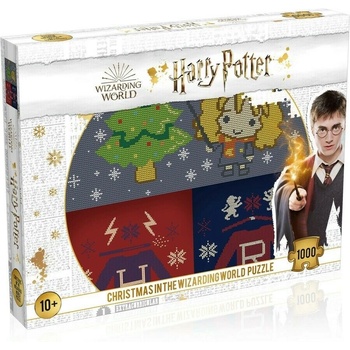 Winning Moves Пъзел, Winning Moves, Хари Потър и Коледата в омагьосания свят, 1000 части